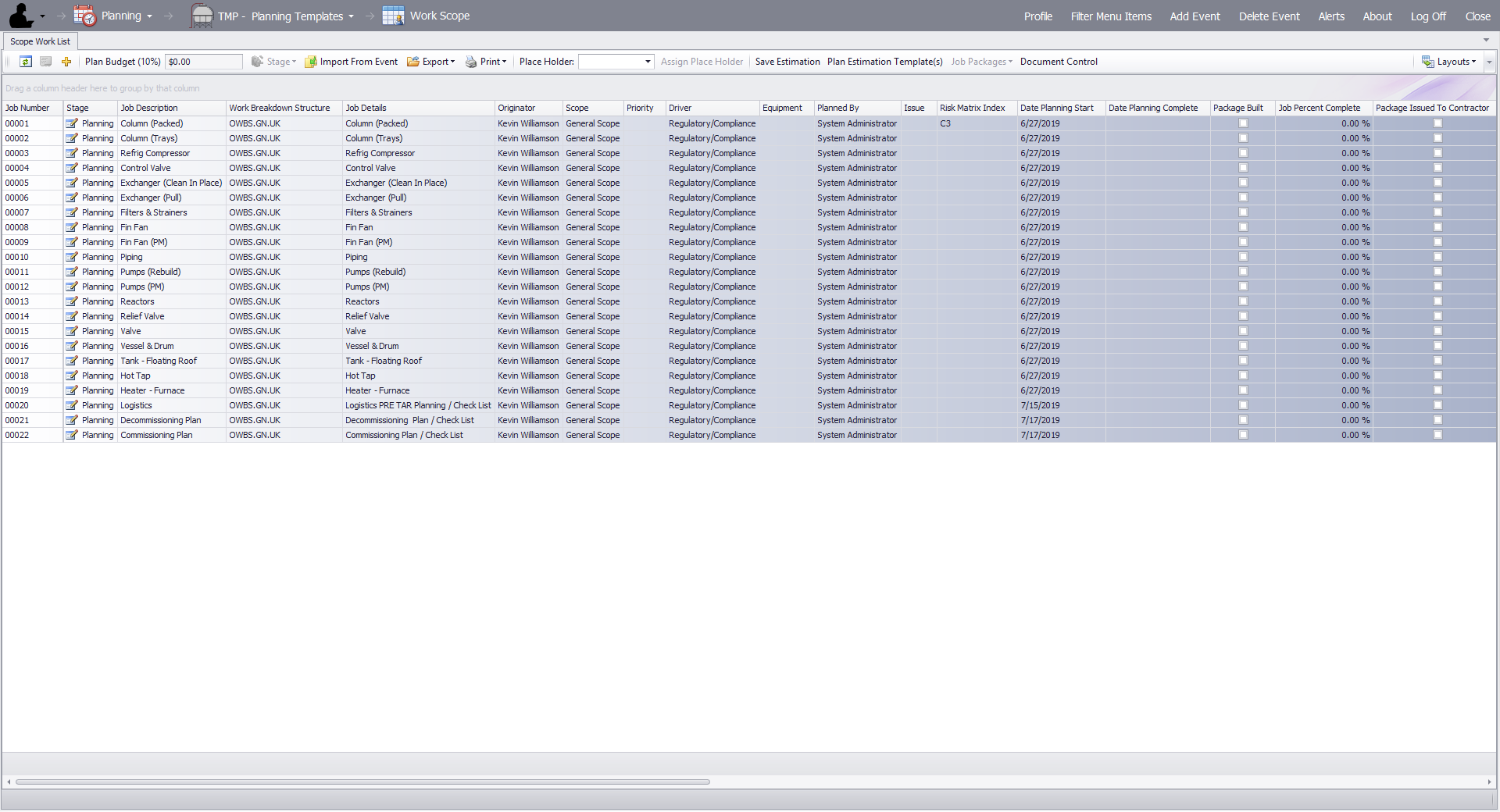 WorkList