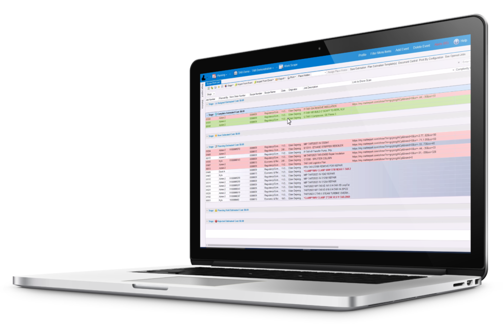 ControlPAK | WorkPAK Planning Software
